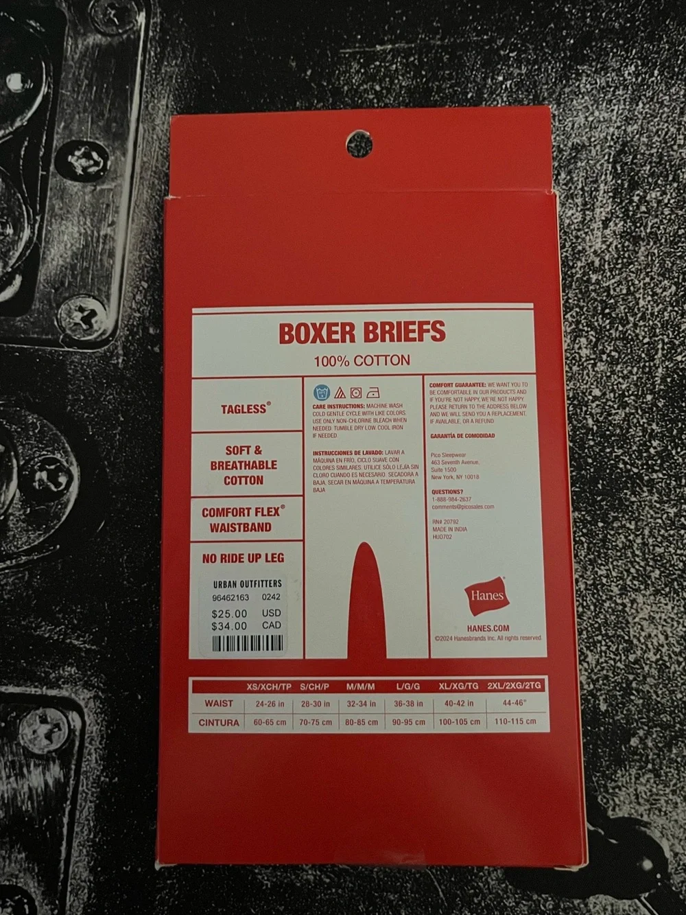 NEW Hanes 2-Pack Boxer Briefs